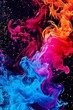 © solution - Masterpiece of Swirling Colors on Turbulent Flow
