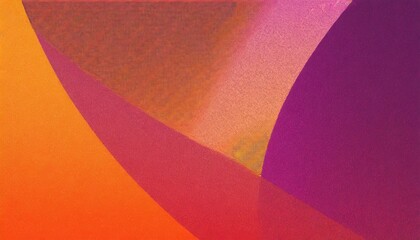 Wall Mural - abstract futuristic gradient design background with grain texture orange red and purple pastel colors