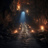 Fototapeta Big Ben - light in the cave