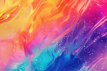 Wall Mural - bright abstract rainbow background .