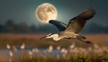 Flying Geese In Flight