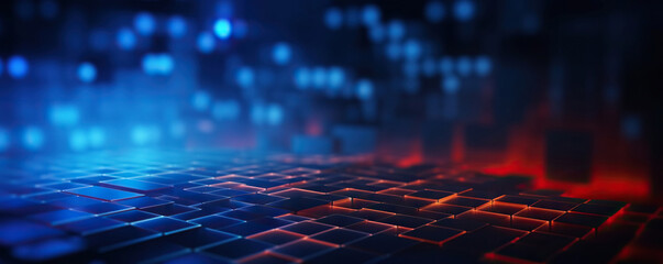 Wall Mural - digital background. can be used in the description of network abilities, technological processes, di