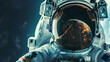 © Abzal - Earth Reflection: Astronaut's Close-Up