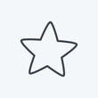Icon Starfish. suitable for Animal symbol. line style. simple design editable. design template vector. simple symbol illustration