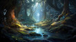 Feywild magical forest dungeons and dragons 