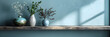  The wall mounted floating metal storage shelf,
Concrete wall background HD 8K wallpaper Stock  
