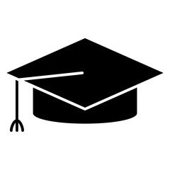 Poster - graduation cap icon