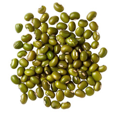 Poster - Mung bean seeds isolated on transparent background