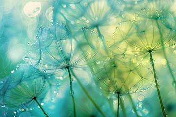  a close up of dandelion seeds