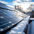 © Jakob - solar panels on a roof during winter