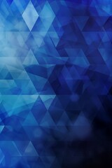 Wall Mural - Abstract Blue Polygonal Texture Background: Blurry Triangle Design.