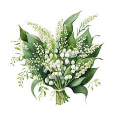 Wall Mural -  LILY OF THE VALLEY