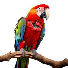 Wall Mural - red and yellow macaw