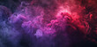 Red, purple, and pink hues materialize in a symphony of dense smoke against black.