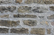 11th Century Church Stone Wall Close-up in Switzerland