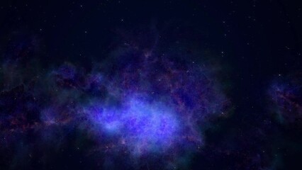 Wall Mural - Nebula Colourful Travel and Star Camera Flying to Deep Space. 3D rendering. 