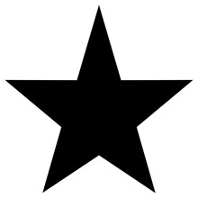 Star Icon, Simple Vector Design
