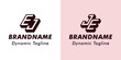 © Prayoga - Letters EJ and JE 3D Monogram Logo, Suitable for business with EJ or JE initials