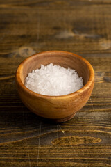 large crystals of sea salt for adding to food