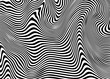 Indie Aesthetic Trippy Wave Pattern, Retro Psychedelic Background