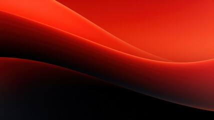 Wall Mural - Abstract black and red neon background. Shiny moving lines and waves. Glowing neon pattern for backgrounds, banners, wallpapers, posters and covers. Generative AI.