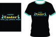 Happy Easter love joy pease hope vector t-shirt design.