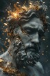 Divine creativity: god of Olympus reimagined in a captivating display of artistic expression, blending mythology and imagination into stunning visual narratives