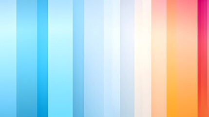 Wall Mural - A smooth gradient background transitioning from cool blues to warm oranges and pinks, creating a calming yet dynamic visual effect.