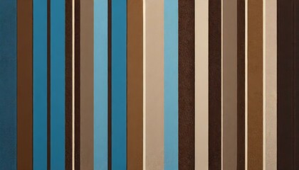 Wall Mural - background.a minimalist wallpaper featuring alternating bands of calming blue strips and warm dark brown stripes, arranged in a simple yet elegant vertical layout, creating a serene and inviting ambia