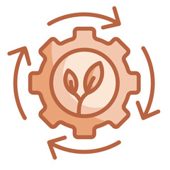 Poster - Green Tech Environment Icon