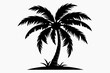 © mk graphics - silhouette-vector-of-coconut-tree.