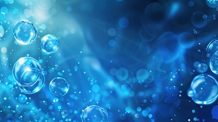 Abstract blue science background  , Generative ai, 