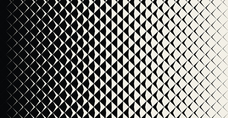 Fototapete - Seamless pattern of scales. The illusion of the diamond gradient. Rhombus.