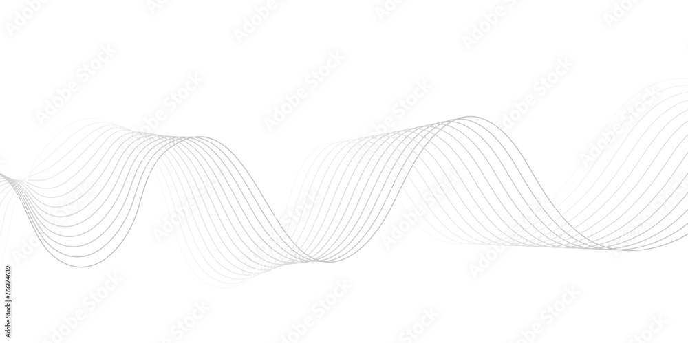 Dotted halftone waves. Flowing wavy lines pattern. Abstract liquid ...