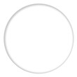 Round inner gray shadow. Design element for overlay isolated on transparent or white background. Frame with copy space