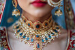 cute traditional and royal bridal wedding jewelry poster for glamourous look