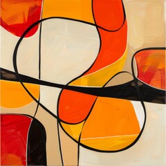 Wall Mural - Abstract stained glass background. Wall painted with watercolor paint with geometric shapes. vibrant shade colors