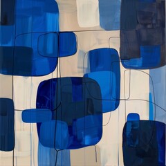 Wall Mural - Abstract stained glass background. Wall painted with watercolor paint with geometric shapes. vibrant shade colors