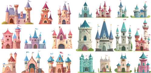 Wall Mural - Medieval architecture stone castle