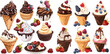 Sundae constructor with different flavours
