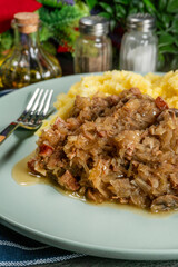 Poster - Bigos - traditional Polish food.