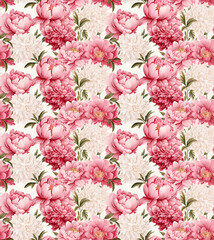  peony, peony repeated patterns, seamless background, seamless floral background, floral background, seamless tile, flower background