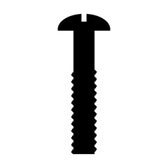 Self-tapping screw icon vector. Screw illustration sign. Bolt symbol or logo.