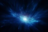 Fototapeta  - Navy Blue light flare isolated black background