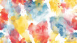 Vibrant abstract watercolor painting with a blend of colorful splashes and artistic expression