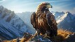 Golden eagle UHD wallpaper