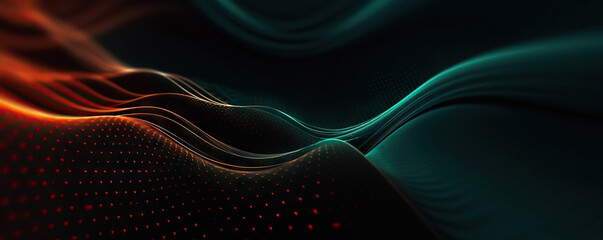 Wall Mural - digital background. can be used in the description of network abilities, technological processes, di