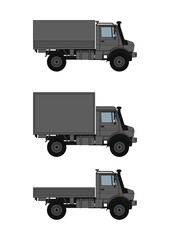 Wall Mural - All-terrain truck versions Unimog