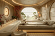 A massage room crammed with beds, perfect for massage, spa relaxation, and wellness