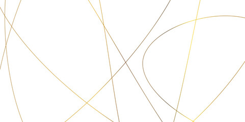 Abstract golden diagonal lines and luxury elegant pattern background .random chaotic line and creative geometric shape background .modern technology premium line on transparent background .